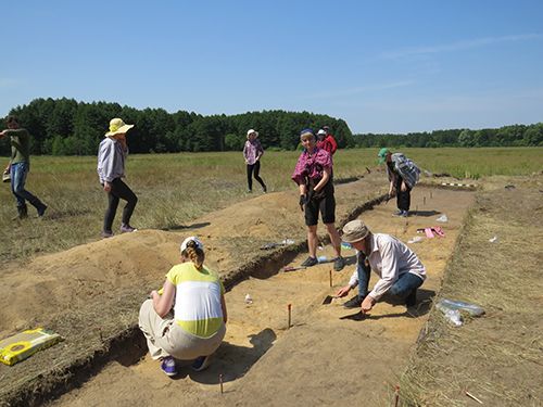 Раскопки в Беловежской пуще